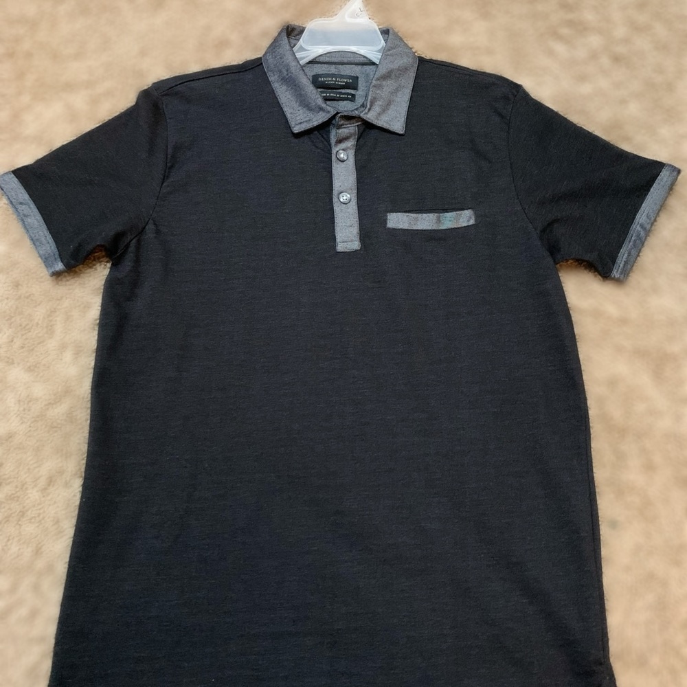 Denim & Flower Men’s Polo Shirt